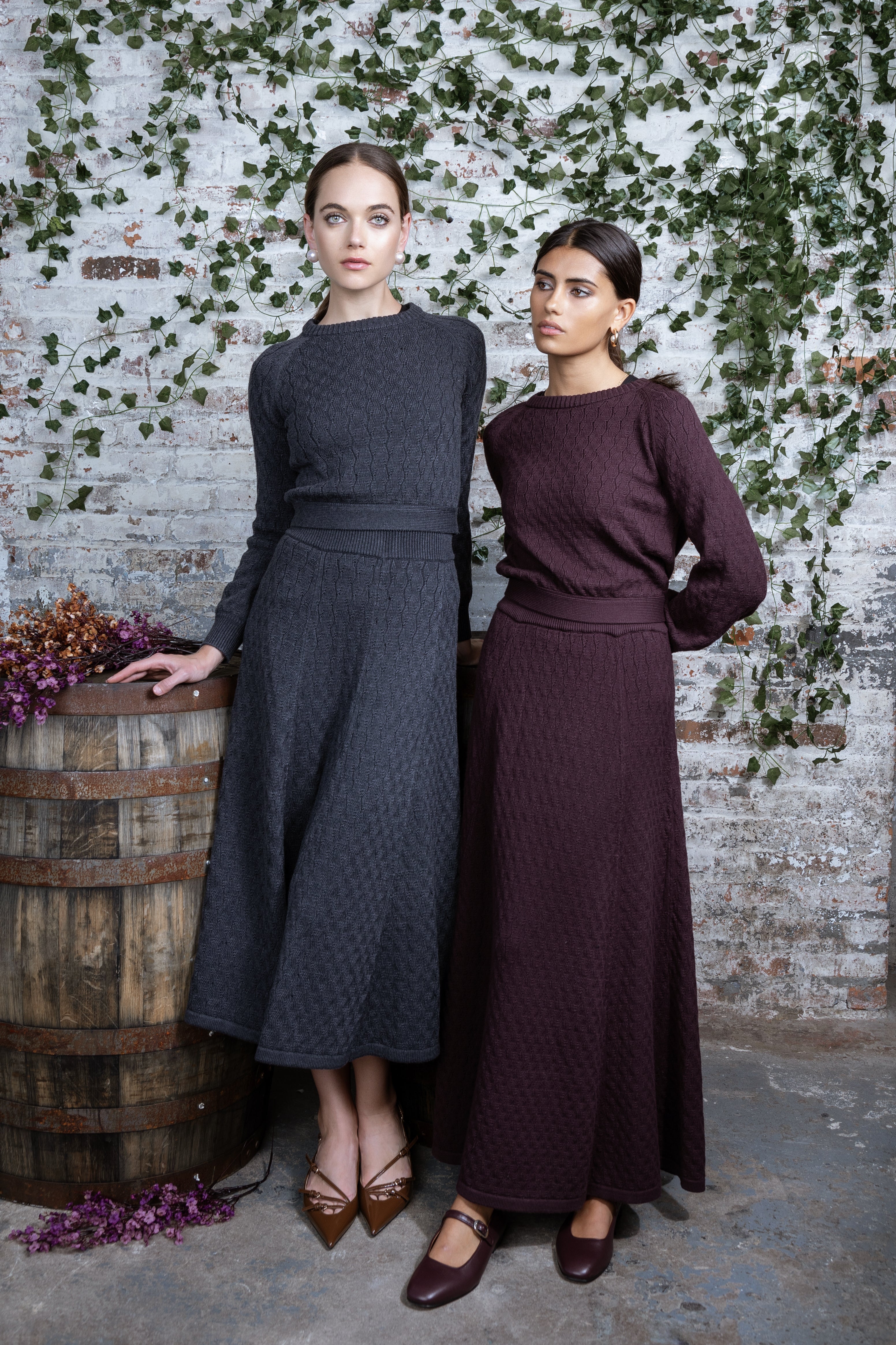 CHARCOAL CALANTHAIA SWEATER