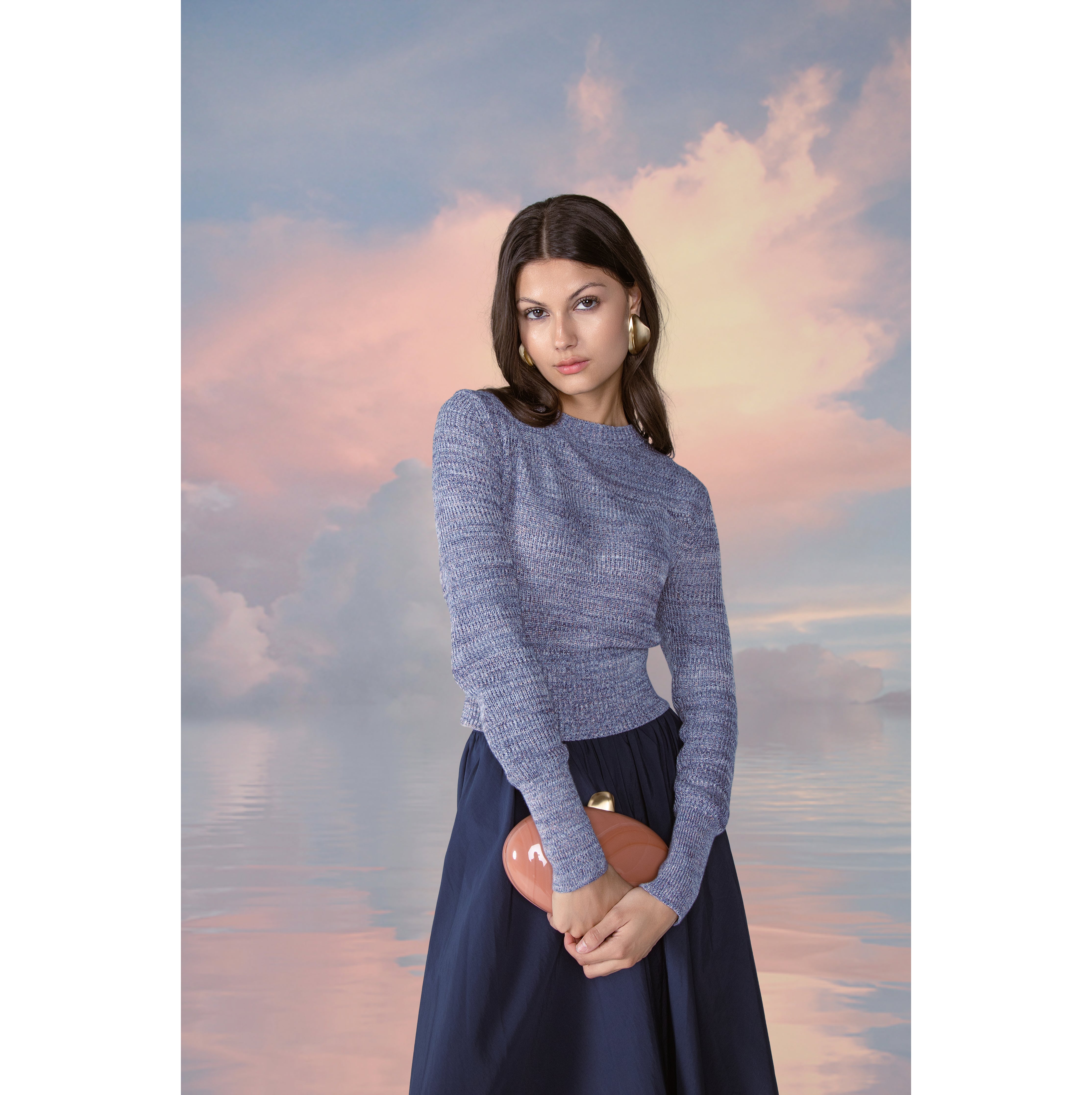 NAVY GALAXY SWEATER