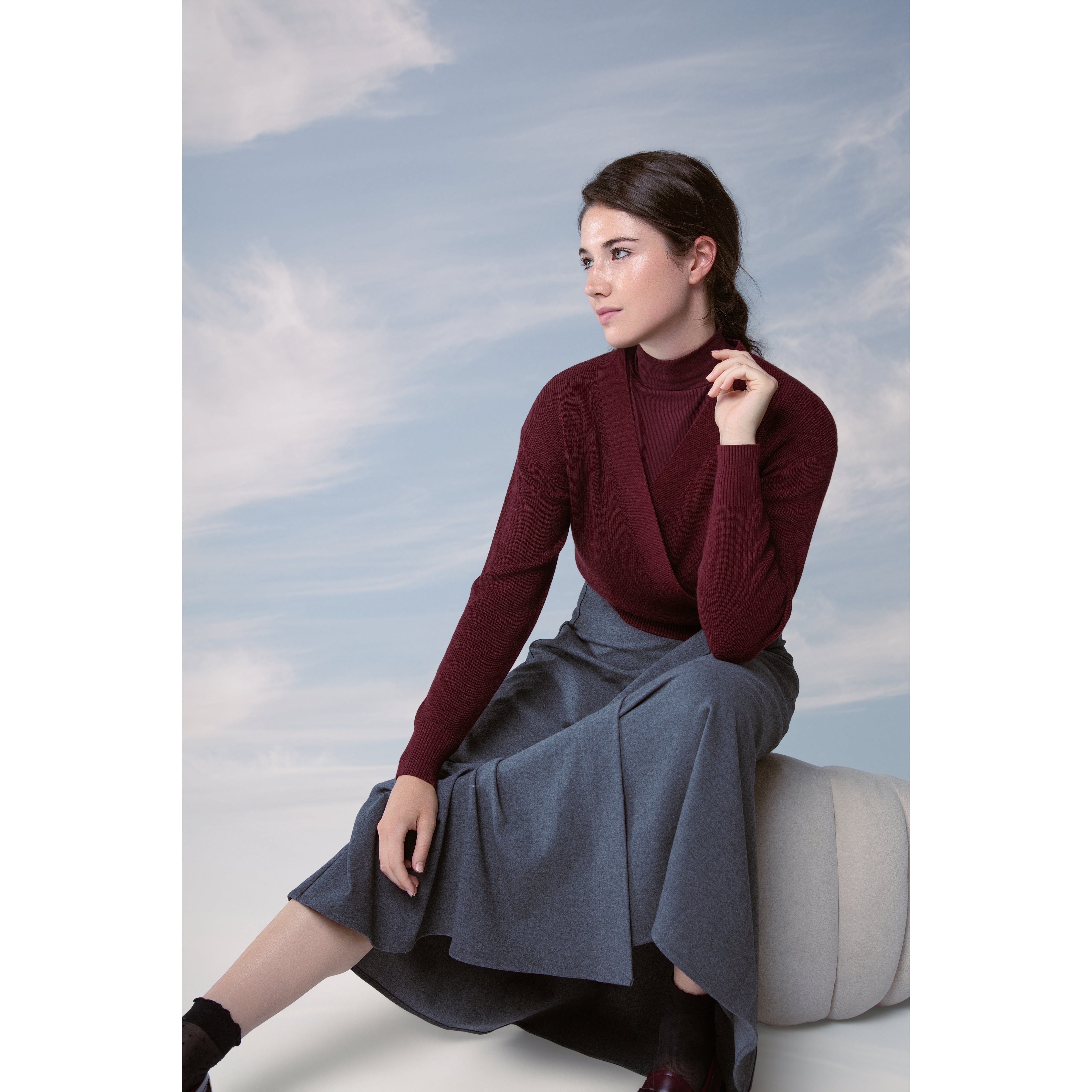 WINE NELLA SWEATER