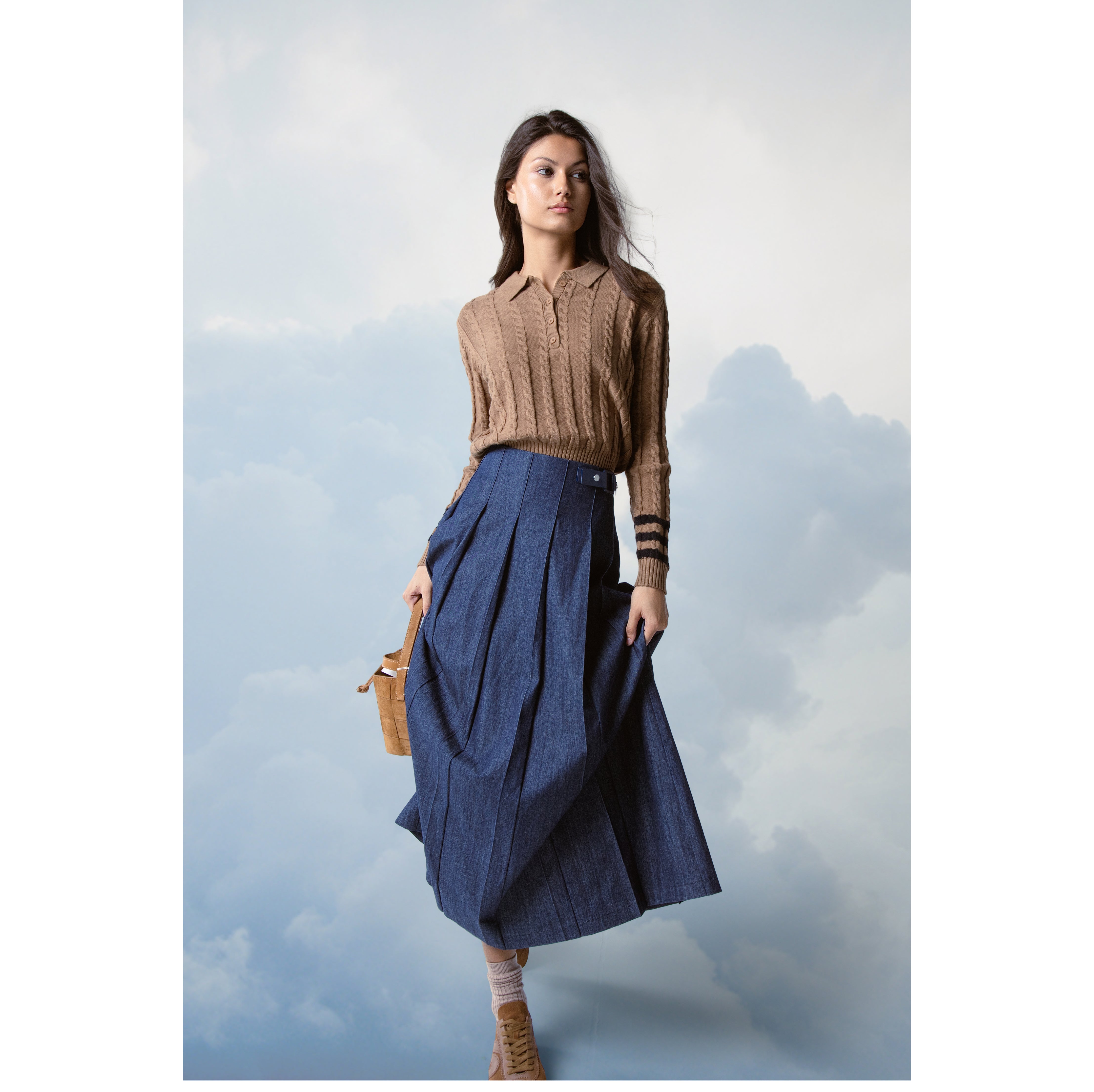 DENIM POLARIS SKIRT