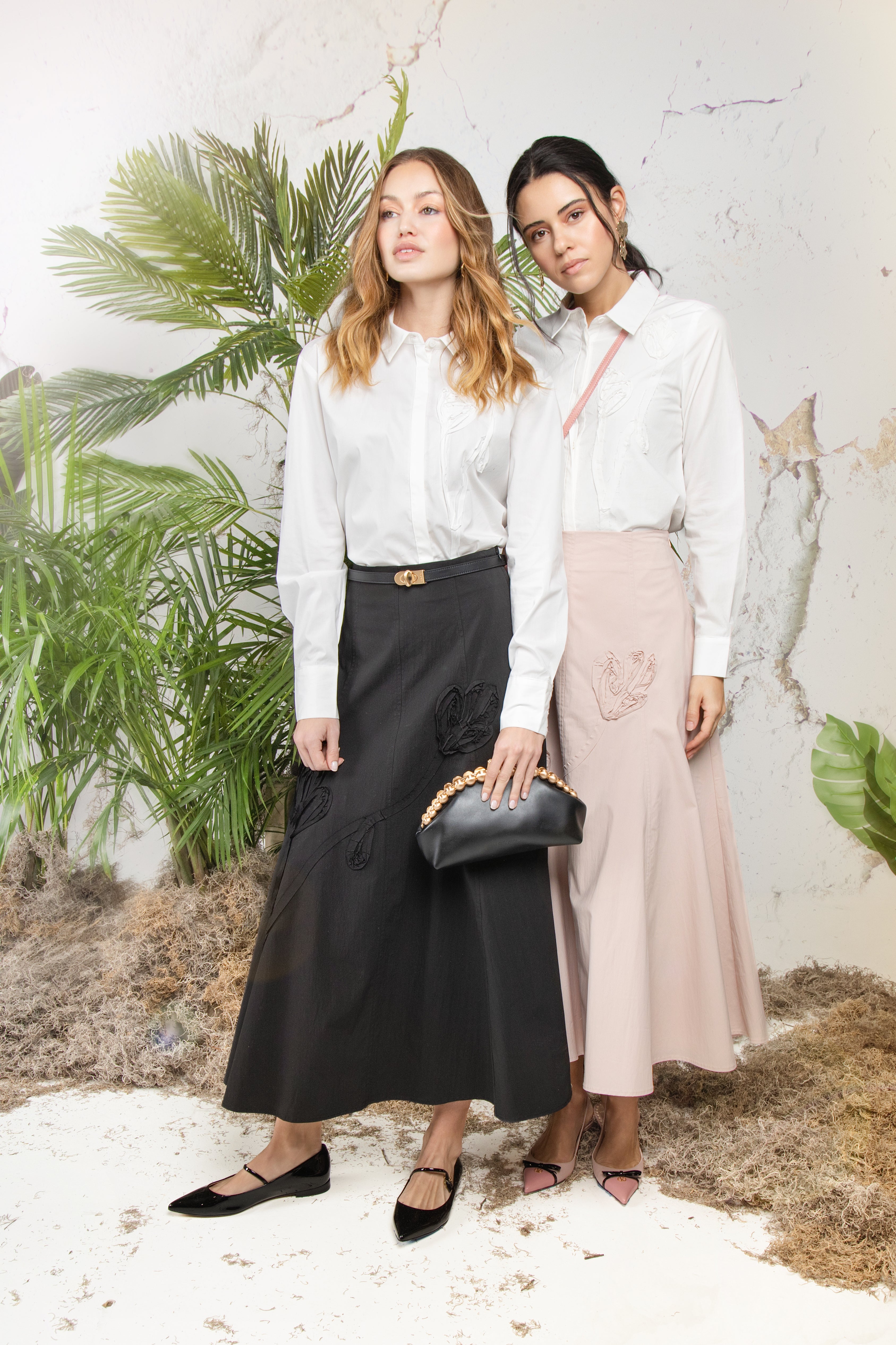 Rosette Blouse and Violette Skirt