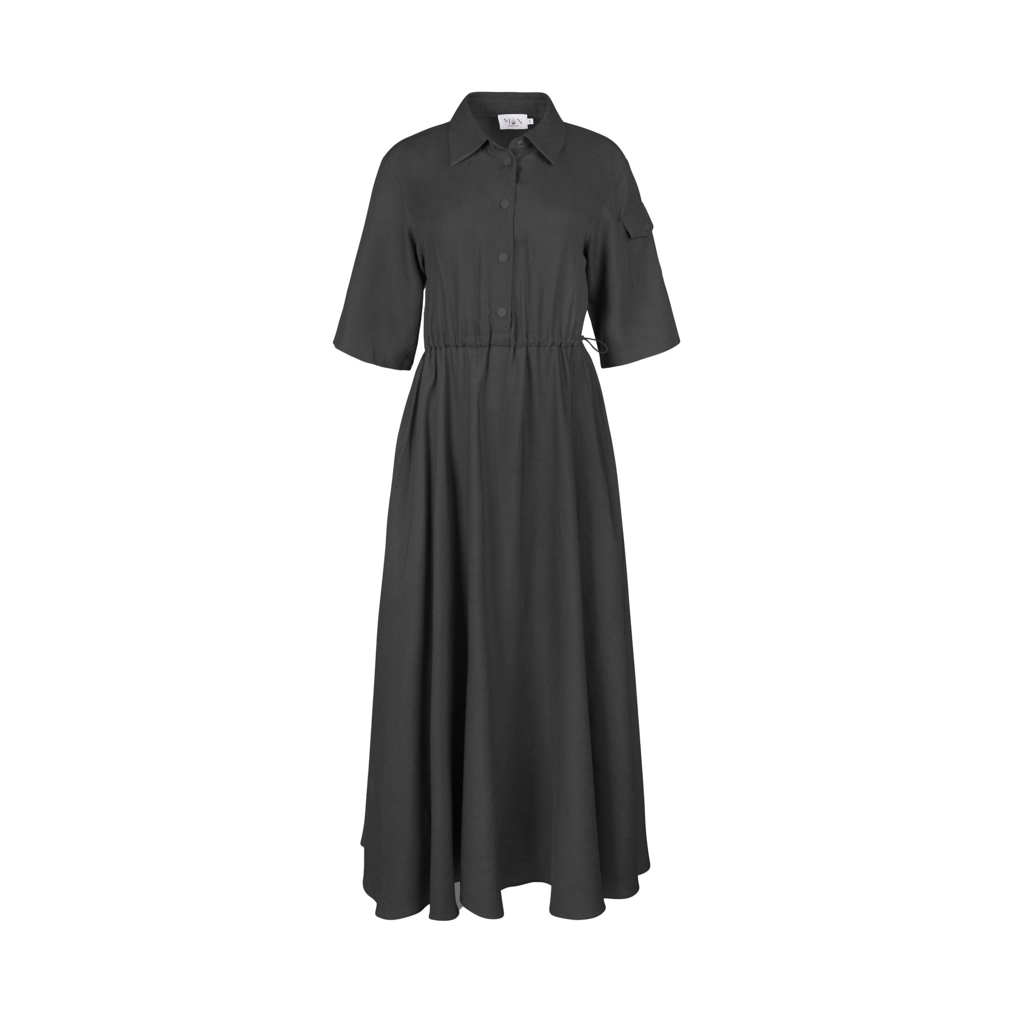 BLACK DENIM ENZO DRESS