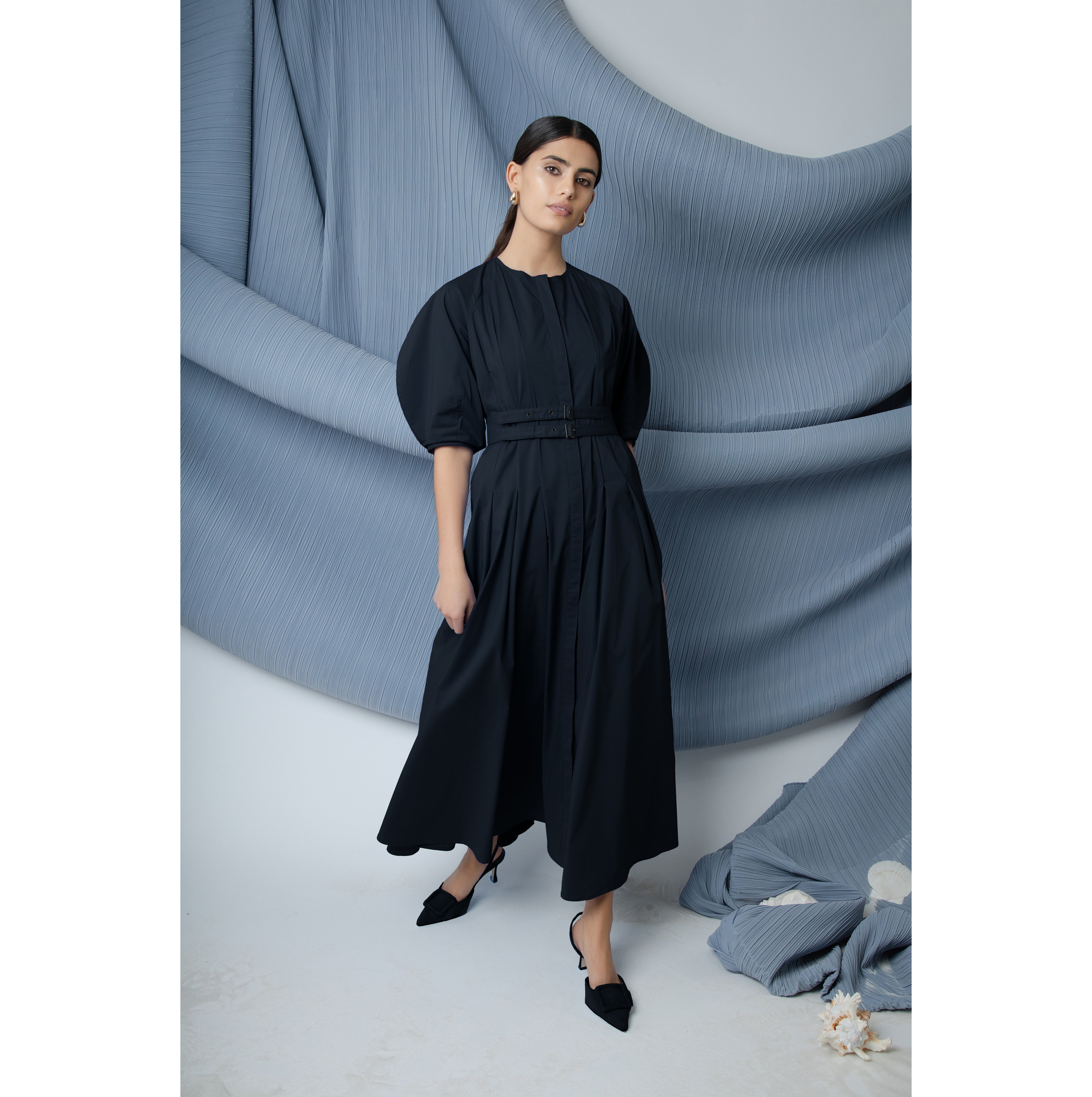 BLACK CARMEM DRESS
