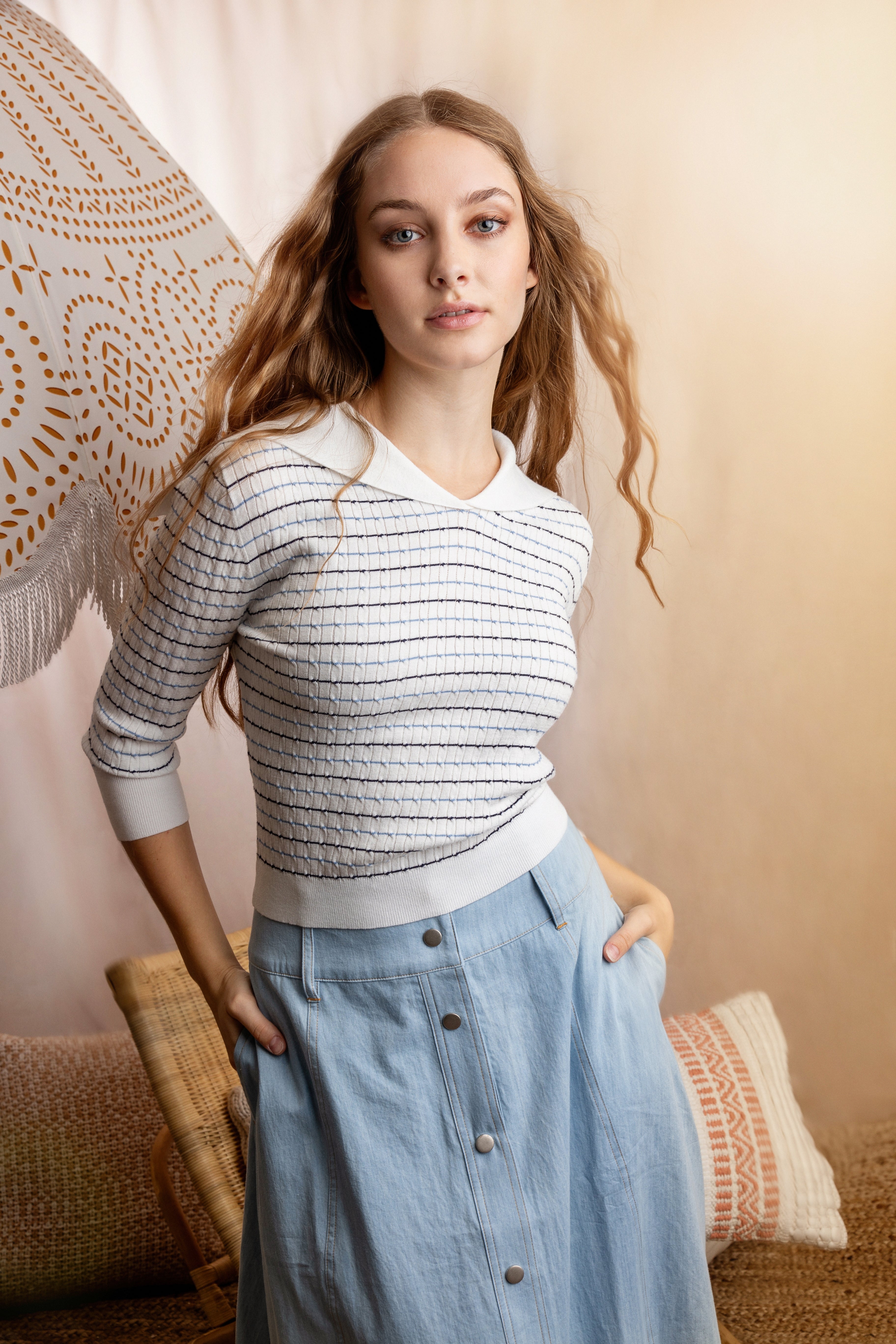 BLUE SAILOR CARDIGAN