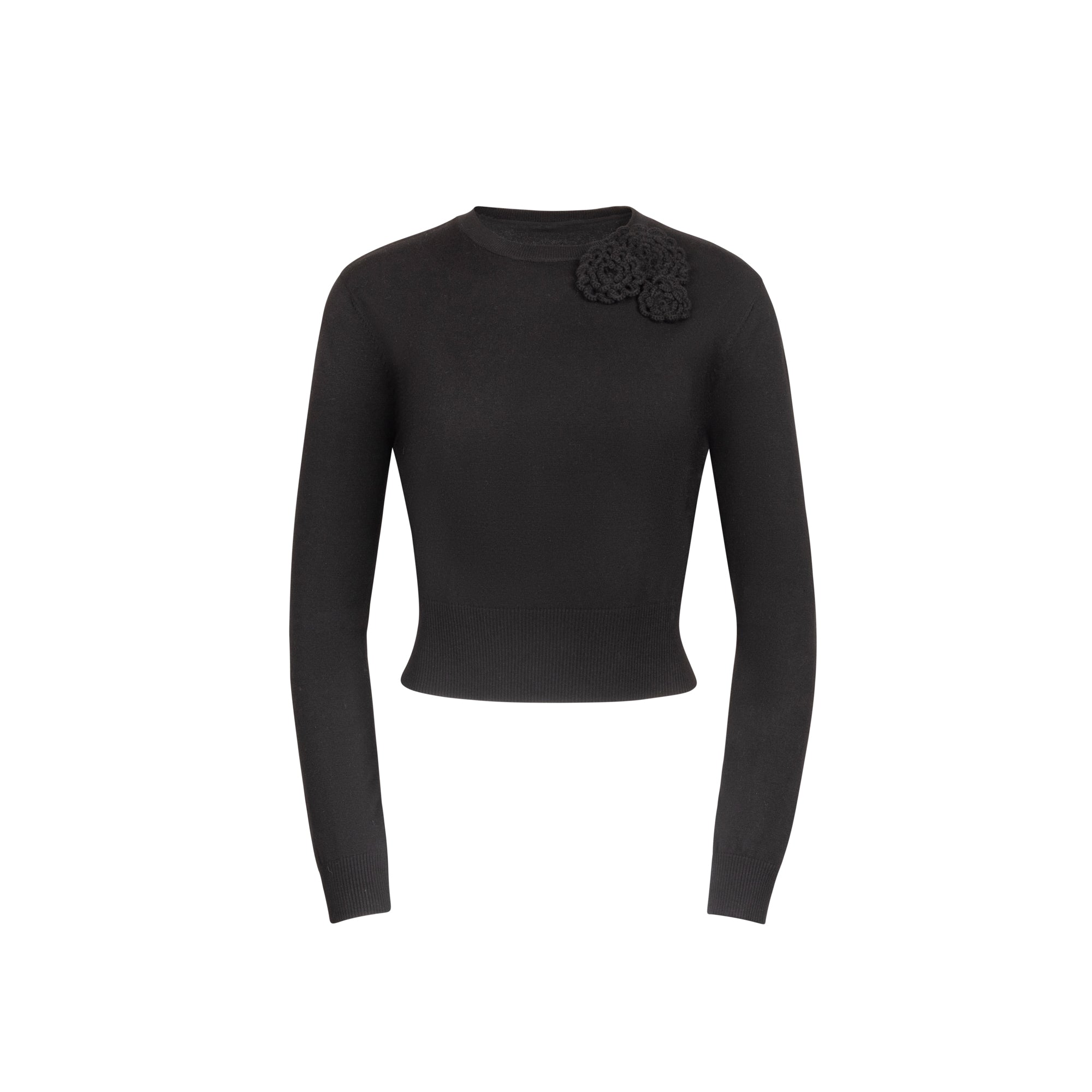 BLACK ROSAIRE SWEATER
