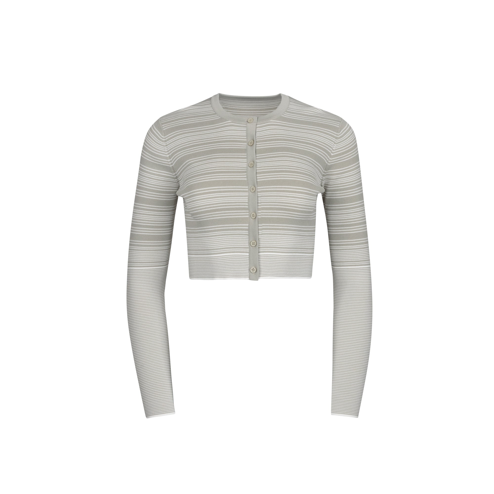 GREEN STRIPED KADE CARDIGAN