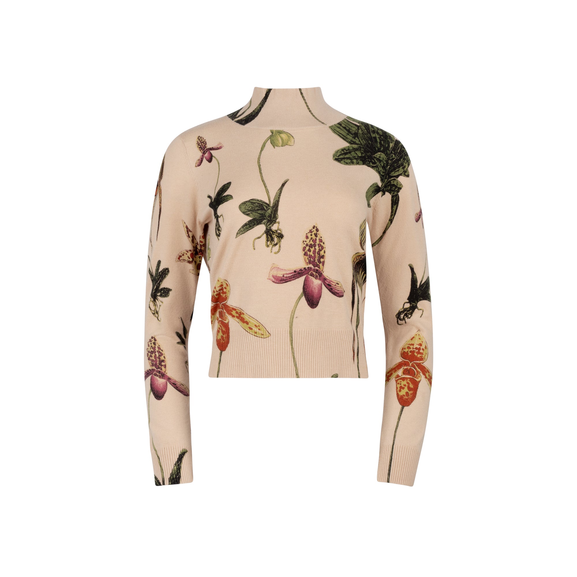 LIGHT TAN FLEUR SWEATER