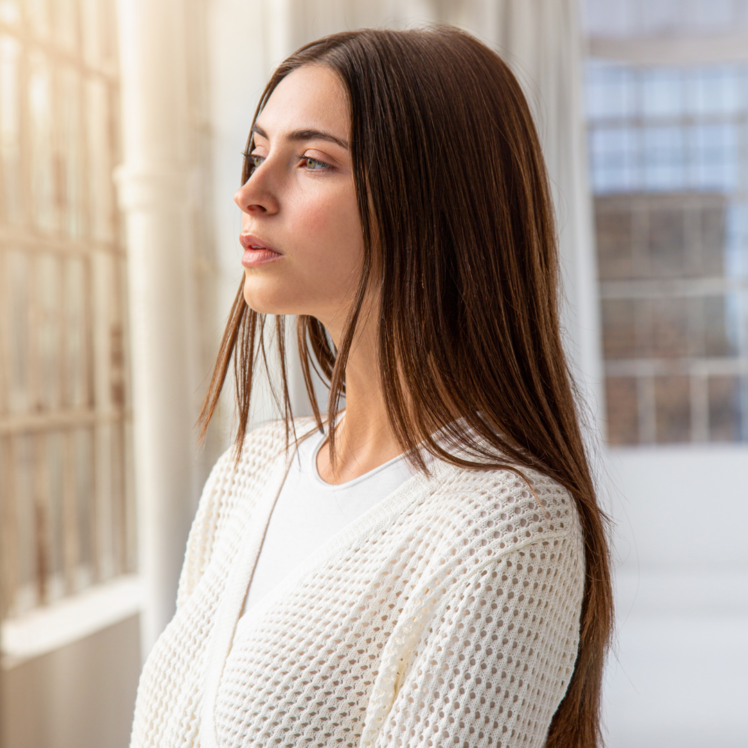 White Sleeveless Knit Shell